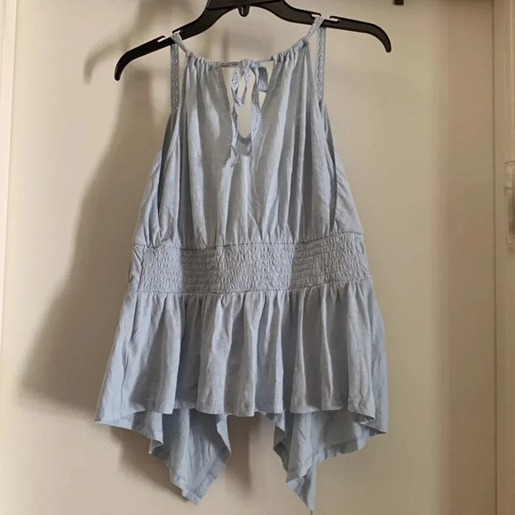 NWT By Anthropologie V-Neck Asymmetrical Top - Size Medium - Picture 10 of 13